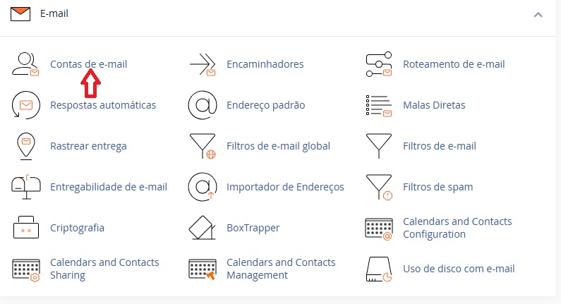 Contas de e-mail cPanel / Blog Hospedagem Host