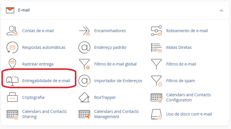 Entregabilidade de e-mail no cPanel / HospedagemHost