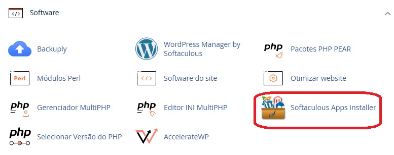 Softaculous / Hospedagem Host